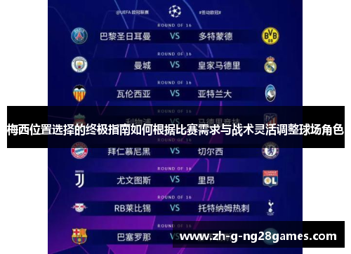 梅西位置选择的终极指南如何根据比赛需求与战术灵活调整球场角色